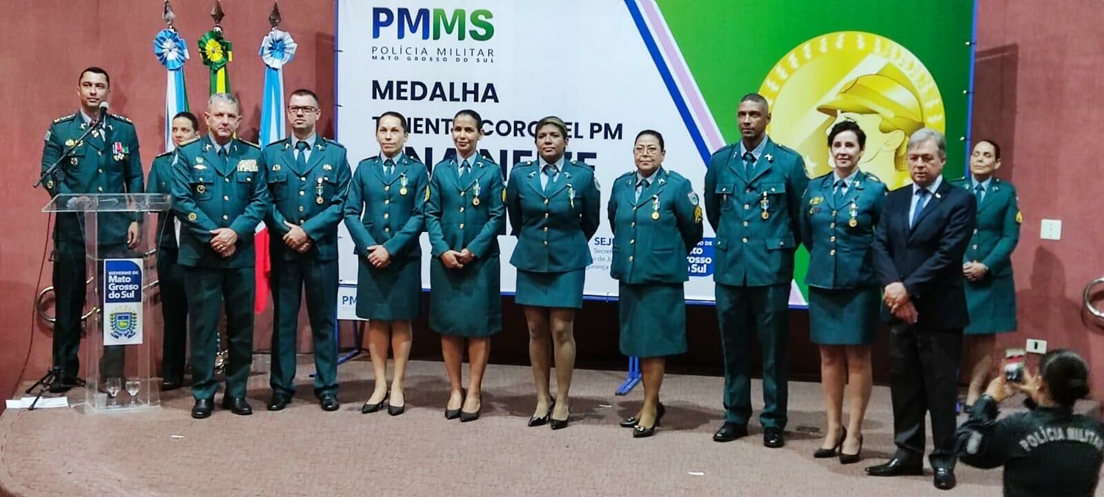 Imagem de compartilhamento para o artigo Policial Militar de Rio Verde  ganha Medalha Ana Neize Baltha em MS da MS Todo dia